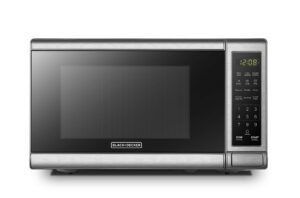 Black + Decker Digital 0.7 Cu. Ft. Stainless Steel Microwave Oven